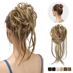 Extensões de cabelo Sintético Compre Coque Bagunçado Sintético com Elástico – Aplique de C | Loja dos Cabelos