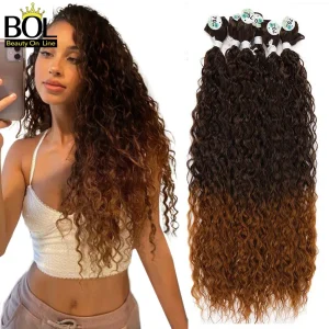 Extensões de cabelo Sintético Compre Cabelo Sintético Afro Kinky Encaracolado Ombre – Exte | Loja dos Cabelos