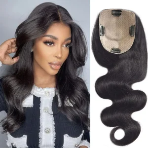 Perucas Compre Topper de Cabelo Humano Chinês Ondulado Body Wave com | Loja dos Cabelos