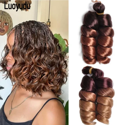 Extensões de cabelo Sintético Compre Extensão de Cabelo Sintético para Trança Encaracolada | Loja dos Cabelos