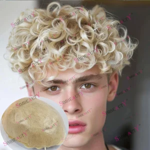 Perucas Compre Peruca Masculina Loira Platinada 613# com Cabelo Huma | Loja dos Cabelos