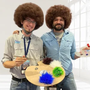 Perucas Compre Peruca Afro Masculina Sintética Marrom para Cosplay, | Loja dos Cabelos