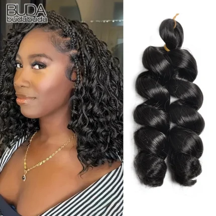Extensões de cabelo Sintético Compre Extensão de Cabelo de Crochê Sintético Onda Solta Fra | Loja dos Cabelos
