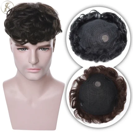 Perucas Compre Topper Masculino em Cabelo Humano 16x19cm – Prótese C | Loja dos Cabelos