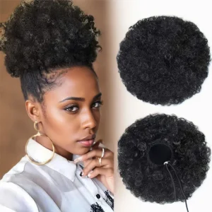 Rabo de Cavalo Compre Rabo de Cavalo Afro Puff Cacheado, Aplique de Cabelo | Loja dos Cabelos