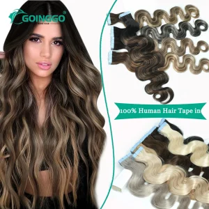 Extensões de cabelo Natural Compre Extensão de Cabelo Humano Loiro com Mechas Balayage – | Loja dos Cabelos