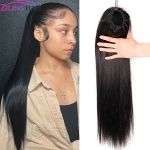 Rabo de Cavalo Compre Rabo de Cavalo Liso com Cordão – Aplique de Cabelo Hu | Loja dos Cabelos