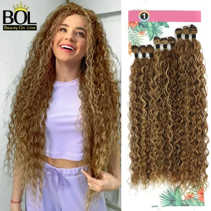 Extensões de cabelo Sintético Compre Extensão de Cabelo Sintético Cacheado Longo 20 a 28 | Loja dos Cabelos
