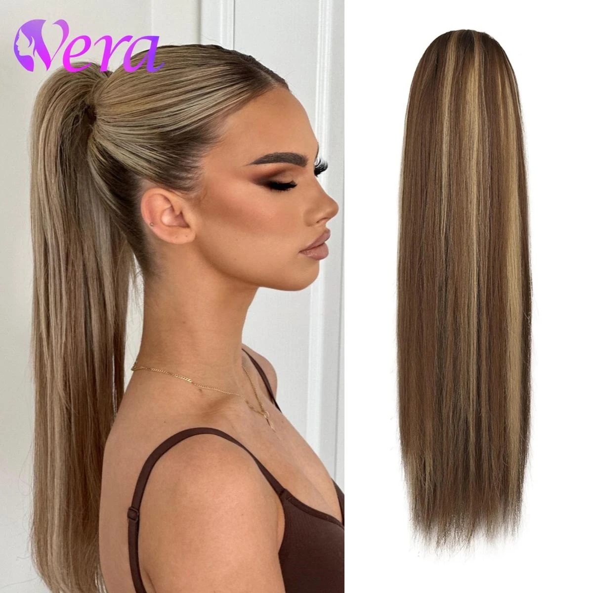 Comprar Rabo de Cavalo Compre Rabo de Cavalo Liso Castanho com Mechas Loiro Mel – na Loja dos Cabelos – Entrega Rápida! Rabo de Cavalo Compre Rabo de Cavalo Liso Castanho com Mechas Loiro Mel – | Loja dos Cabelos