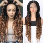 Perucas Compre Peruca Sintética de 24 Polegadas com Falsos Dreads | Loja dos Cabelos