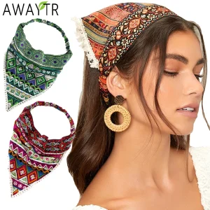 Bolsas e acessórios Compre Faixa de Cabelo Feminina Boho Estampada – Turbante El | Loja dos Cabelos