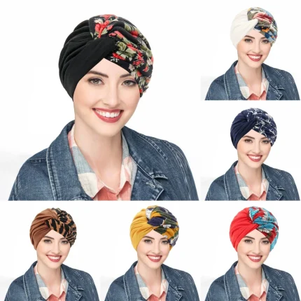 Cosméticos e outros produtos de beleza Compre Turbante Feminino com Nó Torcido – Gorro Macio e Elás | Loja dos Cabelos