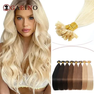 Extensões de cabelo Natural Extensões de Cabelo Humano com Queratina em Ponta Plana – Aplicação por Fusão a Quente | Loja dos Cabelos