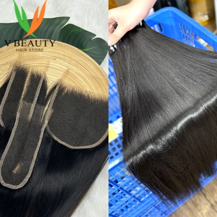 Extensões de cabelo Natural Compre Pacotes de Cabelo Humano Vietnamita Liso 16A Dupla De | Loja dos Cabelos