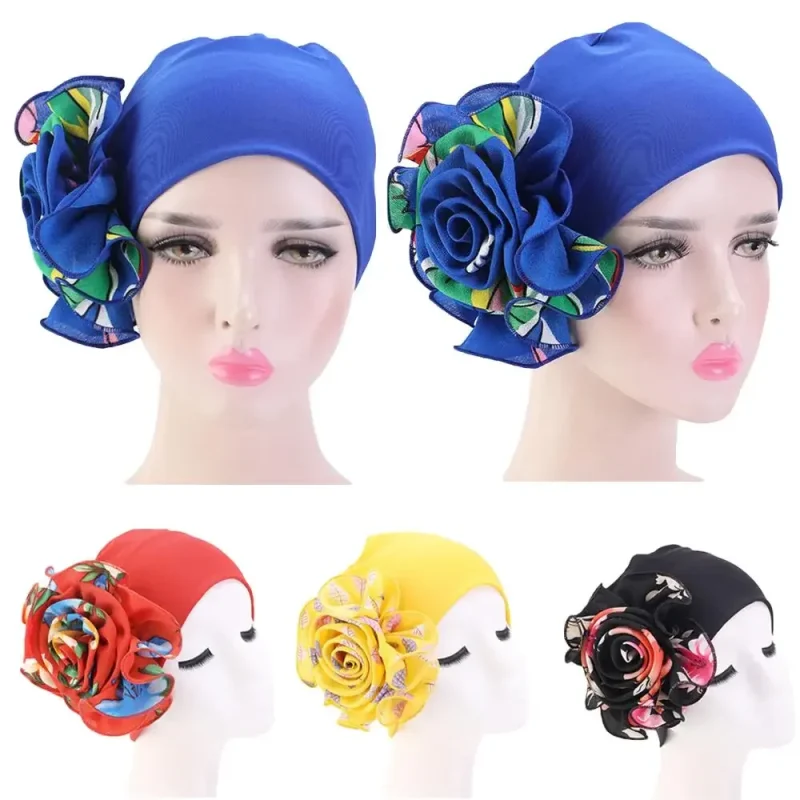 Bolsas e acessórios Compre Turbante Feminino Estampado com Flor – Chapéu Muçulma | Loja dos Cabelos