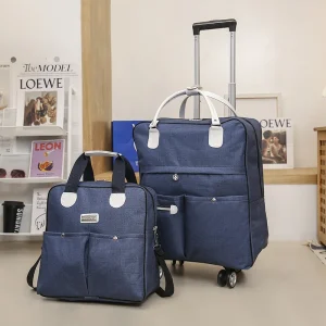 Bolsas e acessórios Compre Mochila de Rodinhas Feminina em Oxford para Viagem – | Loja dos Cabelos
