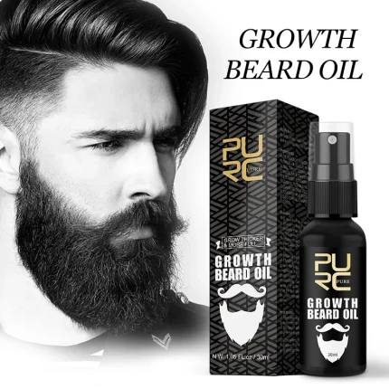 Cosméticos e outros produtos de beleza Compre Óleo para Crescimento de Barba Masculina PURC – Trata | Loja dos Cabelos