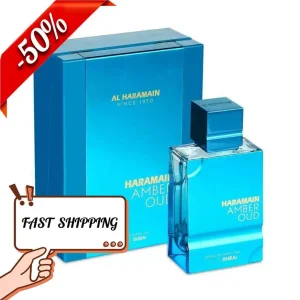 Perfumes Perfume Al Haramain Amber Oud Aqua 60ml – Fragrância Exótica com Bergamota, Frutas, Âmbar e Almíscar | Loja dos Cabelos