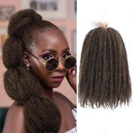 Extensões de cabelo Sintético Cabelo Sintético Marley Twist para Tranças Afro e Crochê Braid Kinky | Loja dos Cabelos