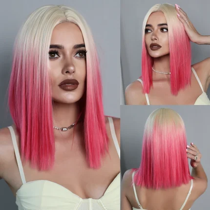 Perucas Peruca Ondulada de Cabelo Natural Resistente ao Calor – Ideal para Cosplay e Festas | Loja dos Cabelos