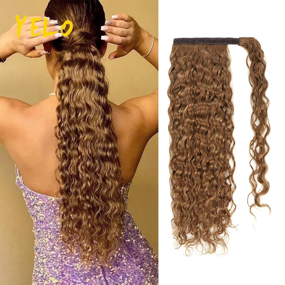 Comprar Rabo de Cavalo Rabo de Cavalo de Cabelo Humano Onda de Água Enrolar ao Redor Preto e Loiro Ondulado na Loja dos Cabelos – Entrega Rápida! Rabo de Cavalo Rabo de Cavalo de Cabelo Humano Onda de Água Enrolar ao Redor Preto e Loiro Ondulado | Loja dos Cabelos