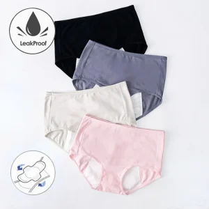 Cosméticos e outros produtos de beleza Calcinha Menstrual Feminina de Algodão – Confortável, Respirável e à Prova de Vazamento | Loja dos Cabelos