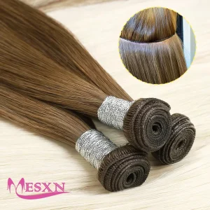Extensões de cabelo Natural MESXN – Extensões de Cabelo Humano Natural Liso – Preto, Castanho e Loiro | Loja dos Cabelos