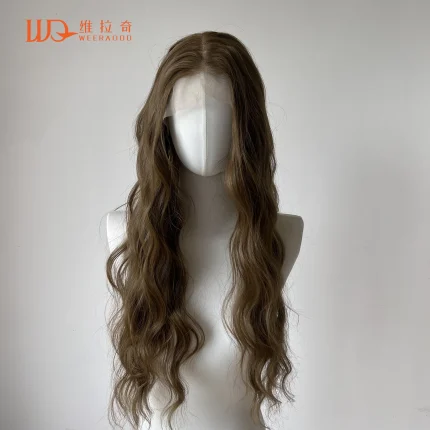 Perucas Peruca Lace Front Azul Gelo Longa 26 Polegadas para Mulheres – Resistente ao Calor, Ideal para Cosplay, Festa e Dia das Bruxas | Loja dos Cabelos