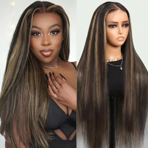 Perucas Peruca de Cabelo Humano Reta com Renda Frontal HD 13×4/13×6 – Densidade 180%-200%, 40-46 Polegadas, Para Mulheres, Uso Diário | Loja dos Cabelos