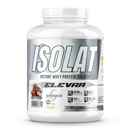 Cosméticos e outros produtos de beleza ELEVRA Pro Isolate Protein 2Kg – Whey Protein Isolado Premium com BCAA para Ganho de Massa Muscular | Loja dos Cabelos