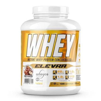 Cosméticos e outros produtos de beleza ELEVRA 100% Pro Whey Protein 2Kg – Proteína Concentrada de Soro de Leite Premium para Ganho de Massa Muscular | Loja dos Cabelos