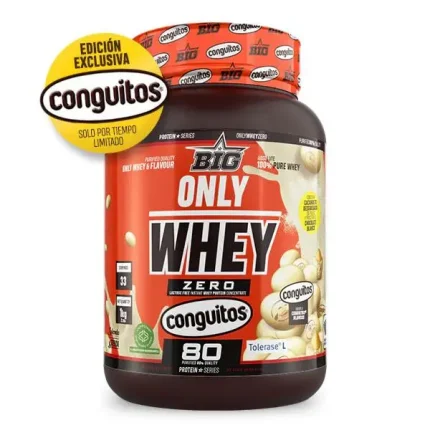 Cosméticos e outros produtos de beleza Big Only Whey Edição Exclusiva Conguitos Branco – Whey Protein 1kg | Loja dos Cabelos