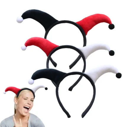 Extensões de cabelo Sintético Chapéu de Palhaço Demoníaco para Halloween – Acessório de Cosplay e Fantasia de Festa | Loja dos Cabelos