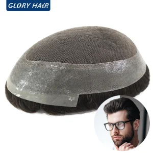 Perucas Prótese Capilar Masculina Estilo Livre 100% Cabelo Humano Sistema de Substituição Capilar | Loja dos Cabelos