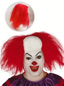 Perucas Peruca de Palhaço Careca com Cabelos Vermelhos Longos – Fantasia de Halloween e Festa de Terror | Loja dos Cabelos