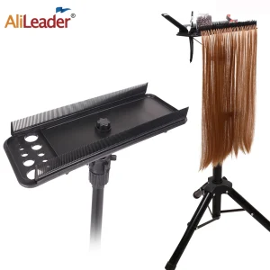Cosméticos e outros produtos de beleza Bandeja Multifuncional Dupla Face para Extensão de Cabelo – Suporte para Perucas e Ferramenta de Estilo de Salão | Loja dos Cabelos