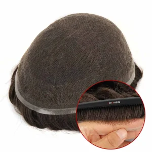Perucas Prótese Capilar Masculina em Renda Suíça Completa – Sistema de Substituição de Cabelo Natural | Loja dos Cabelos