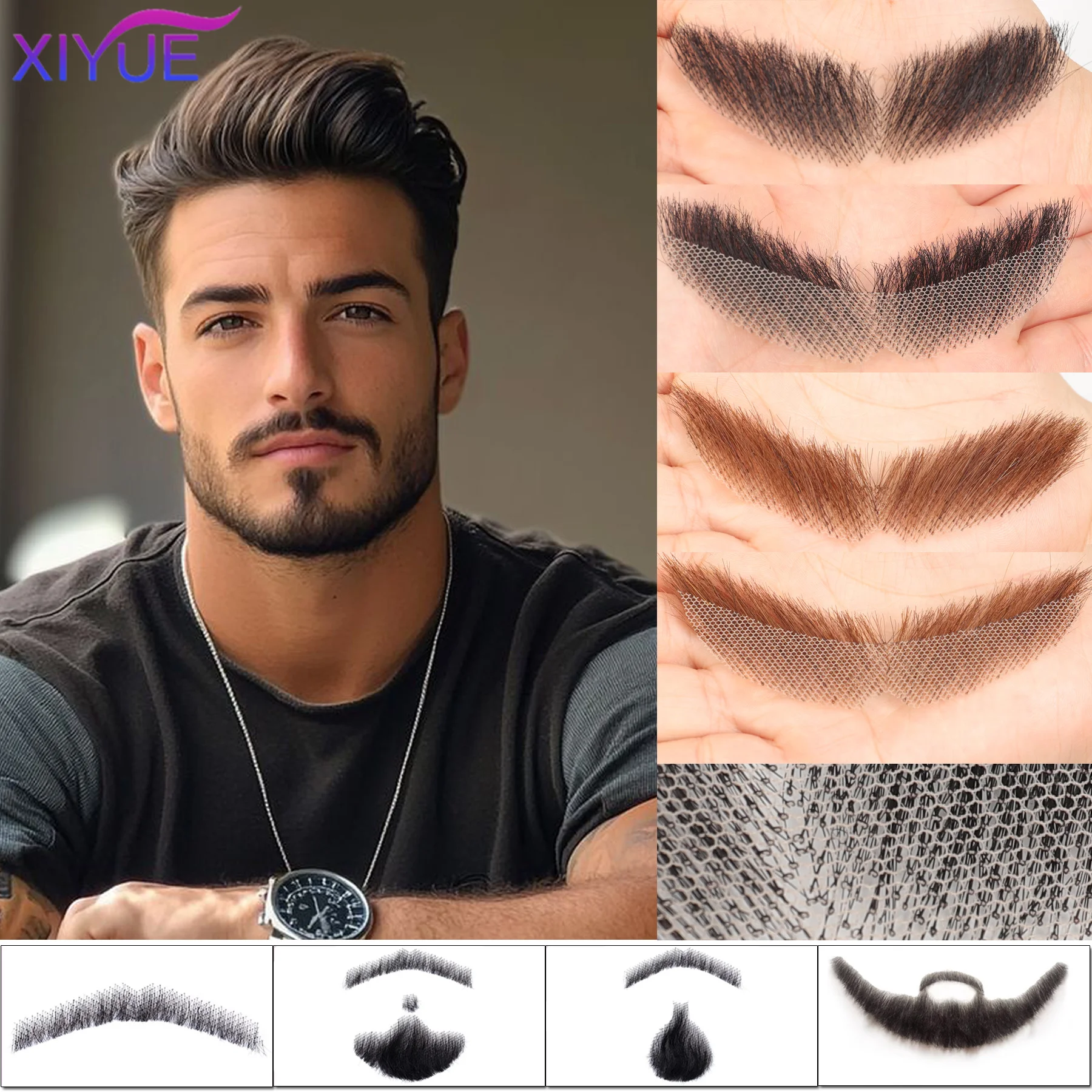 Comprar Barbas Barba e Bigode Sintéticos Masculinos Feitos à Mão com Cabelo Natural para Cosplay e Fantasias na Loja dos Cabelos – Entrega Rápida! Barbas Barba e Bigode Sintéticos Masculinos Feitos à Mão com Cabelo Natural para Cosplay e Fantasias | Loja dos Cabelos