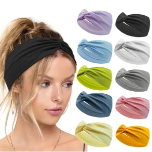 Bolsas e acessórios Tiara Torcida de Tecido Elástico para Yoga, Treino e Corrida – Faixa de Cabelo Feminina e Infantil | Loja dos Cabelos