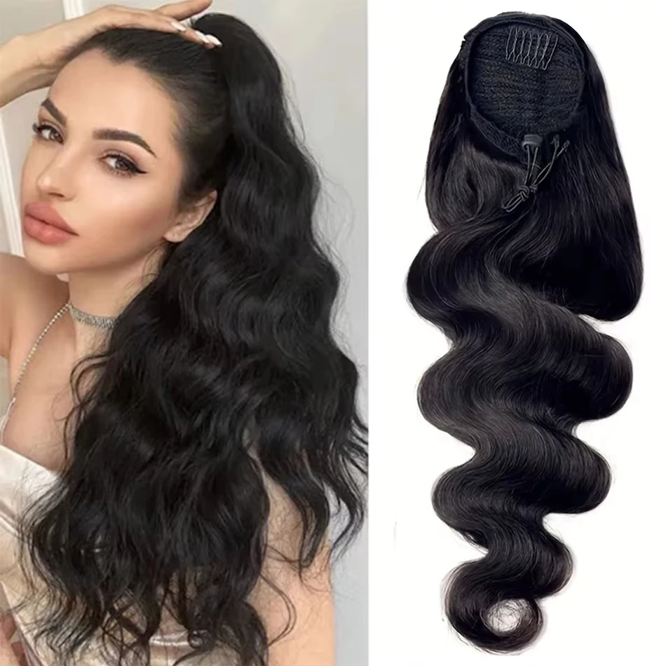 Comprar Rabo de Cavalo Rabo de Cavalo Ondulado em Cabelo Humano Remy Preto Natural na Loja dos Cabelos – Entrega Rápida! Rabo de Cavalo Rabo de Cavalo Ondulado em Cabelo Humano Remy Preto Natural | Loja dos Cabelos