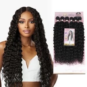 Extensões de cabelo Sintético Extensão de Cabelo Sintético Encaracolado Onda de Água JULIANNA Resistente ao Calor com Fibra Orgânica | Loja dos Cabelos