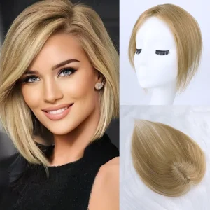 Perucas Topper de Cabelo Humano Feminino Preto — Densidade Gradual e Base Invisível para Cabelo Fino | Loja dos Cabelos