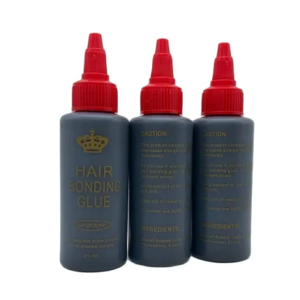 Extensões de cabelo Natural Cola para Fixação de Tramas e Weaves de Cabelo – 60 ml (2 oz) – Preta | Loja dos Cabelos