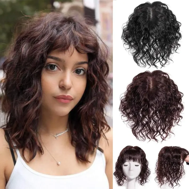 Perucas Cabelo Humano em Massa para Tranças – Ondulado Molhado, Dupla Densidade, Cacheado, Ideal para Tranças Boho | Loja dos Cabelos