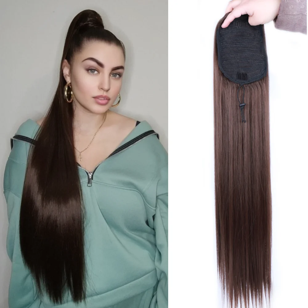 Comprar Rabo de Cavalo Rabo de Cavalo Reto Sintético Longo 30″, Extensão com Cordão e Clipe para Mulheres na Loja dos Cabelos – Entrega Rápida! Rabo de Cavalo Rabo de Cavalo Reto Sintético Longo 30″, Extensão com Cordão e Clipe para Mulheres | Loja dos Cabelos