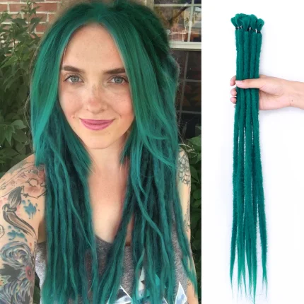 Extensões de cabelo Sintético Extensão de Cabelo Sintético Ombré – Tranças Crochet Artesanais Estilo Reggae/Hip Hop | Loja dos Cabelos