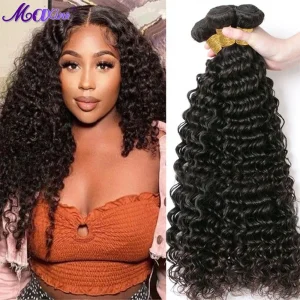 Extensões de cabelo Natural Cabelo Humano Remy Virgem Kinky Curly (Jerry Curly) Maxine Indian, Extensão Natural, 1 Pacote, 120g | Loja dos Cabelos