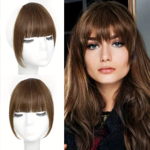 Extensões de cabelo Natural Franja e Laterais de Cabelo Humano Natural YYong para Transformar o Visual Instantaneamente | Loja dos Cabelos