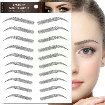 Cosméticos e outros produtos de beleza Sobrancelha Adesiva 6D Fio a Fio, Efeito Natural Realista, À Prova d’Água, Maquiagem Tipo Tatuagem | Loja dos Cabelos