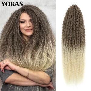 Extensões de cabelo Sintético Extensão de Cabelo Sintético para Trança Crochê Afro Kinky Brasileira Pré-Esticada | Loja dos Cabelos